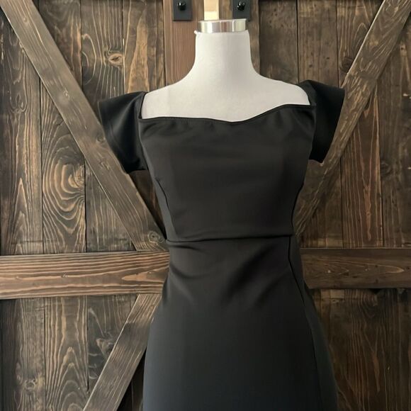 New Elegant Front Slit Formal Party Long Mermaid Dress - Picture 4 of 14